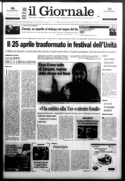 Il giornale : quotidiano del mattino